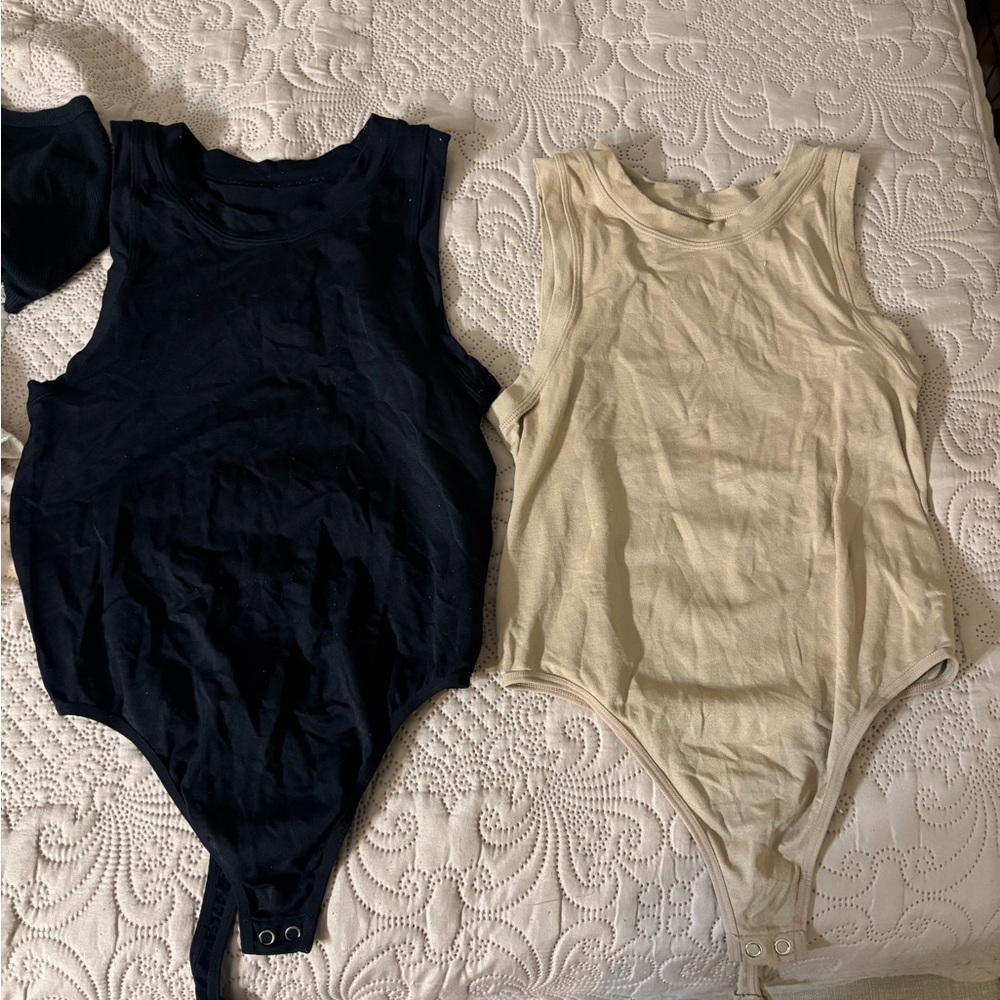 Black and Cream One Piece